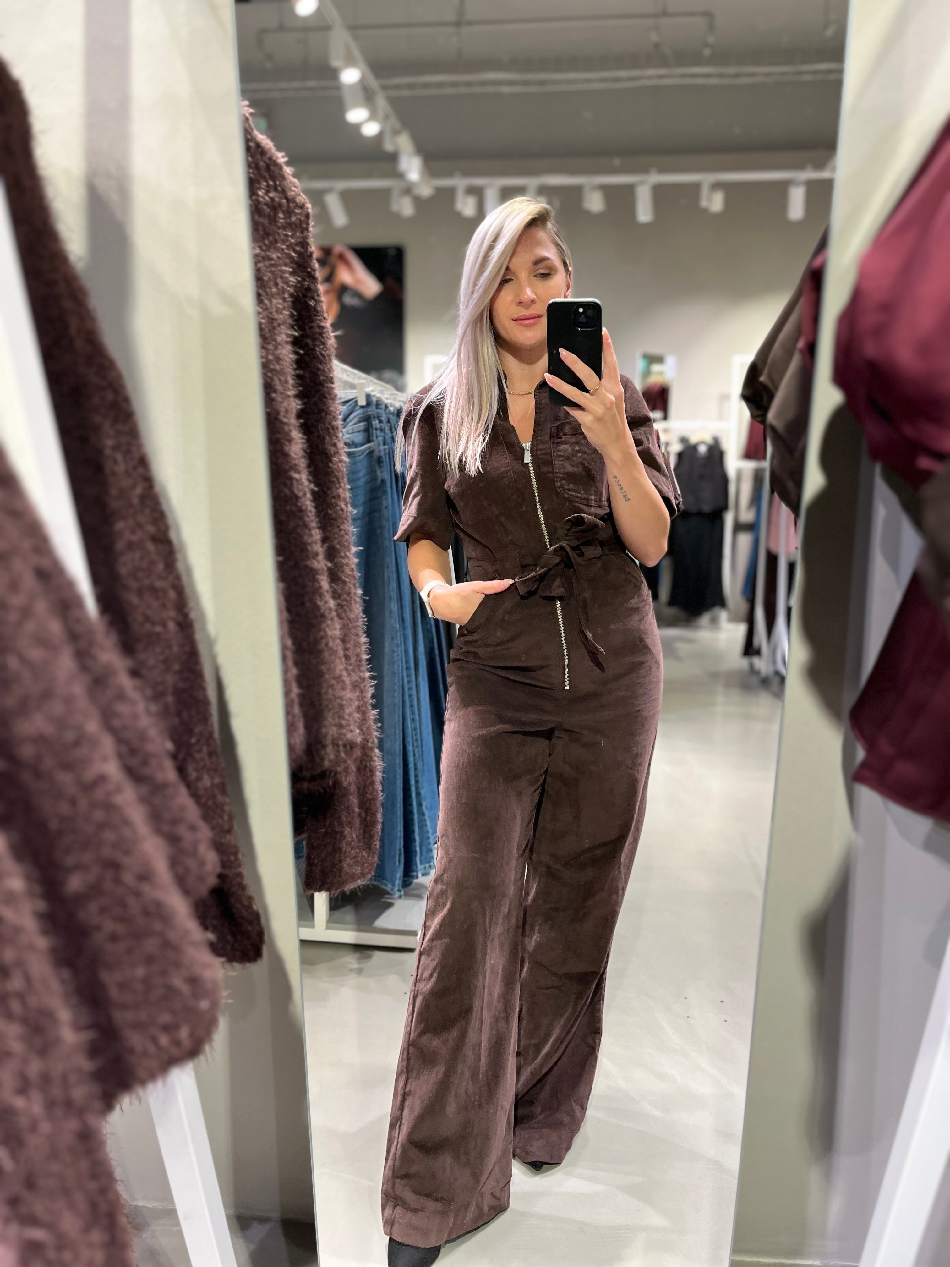 VIGUNA Jumpsuit - Coffee Bean